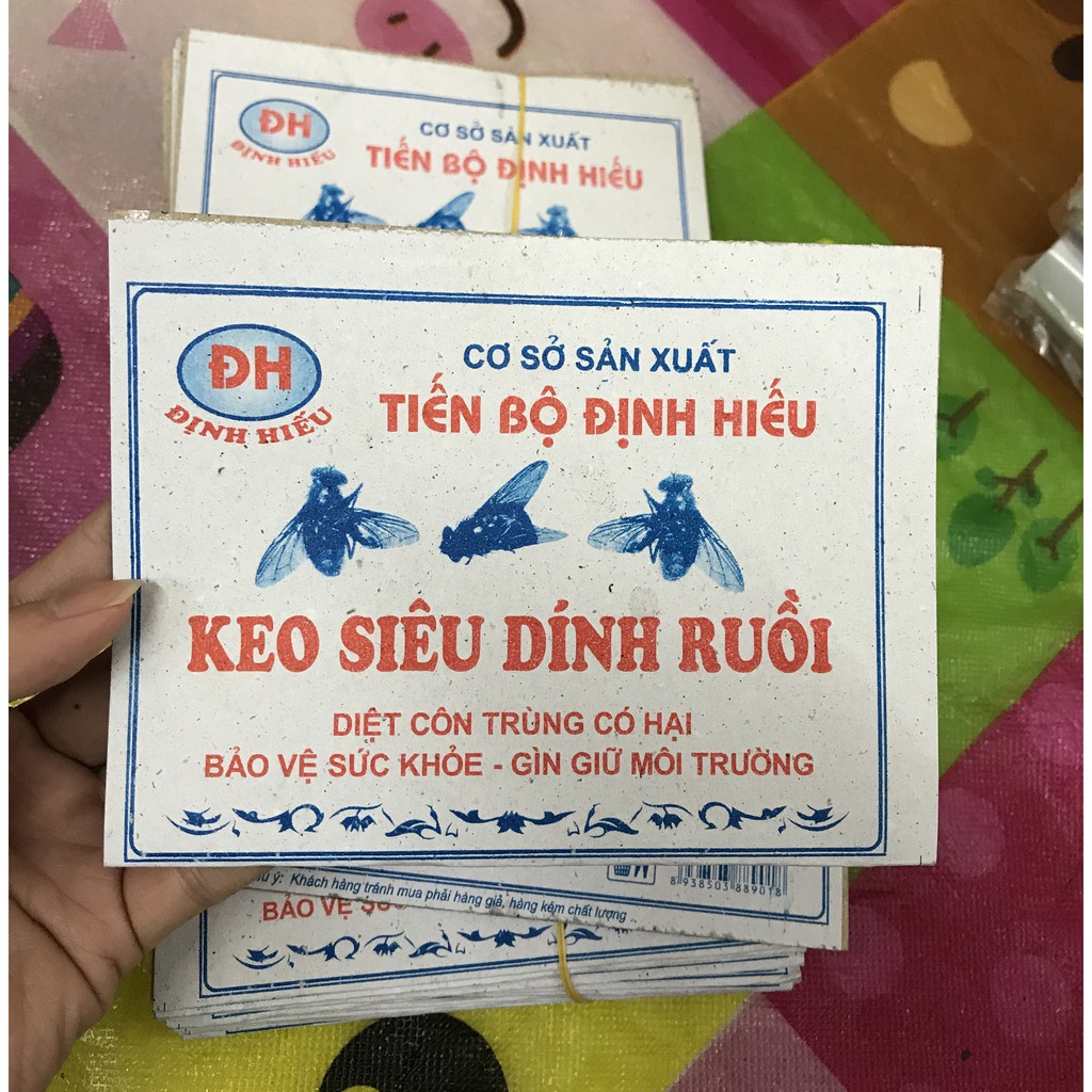 Tấm keo dính ruồi nhặng, xử lý ruồi đơn giản, hiệu quả, an toàn