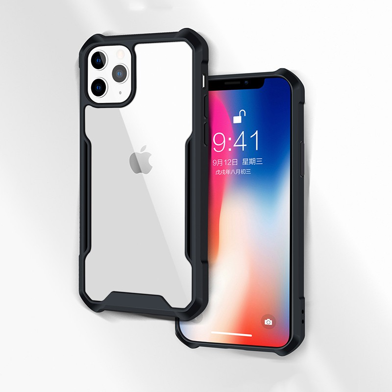 Ốp Điện Thoại PC + TPU Trong Suốt Chống Sốc Cho Huawei Y7P Y6P Y5P 2020 P40 Lite E Honor 9s Enjoy 10e Y6 Y7 Prime Pro 2019 Y6S