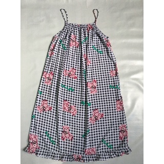 Đầm 2 dây Lanh (Tole) Size 3 (Từ 60kg-70kg).