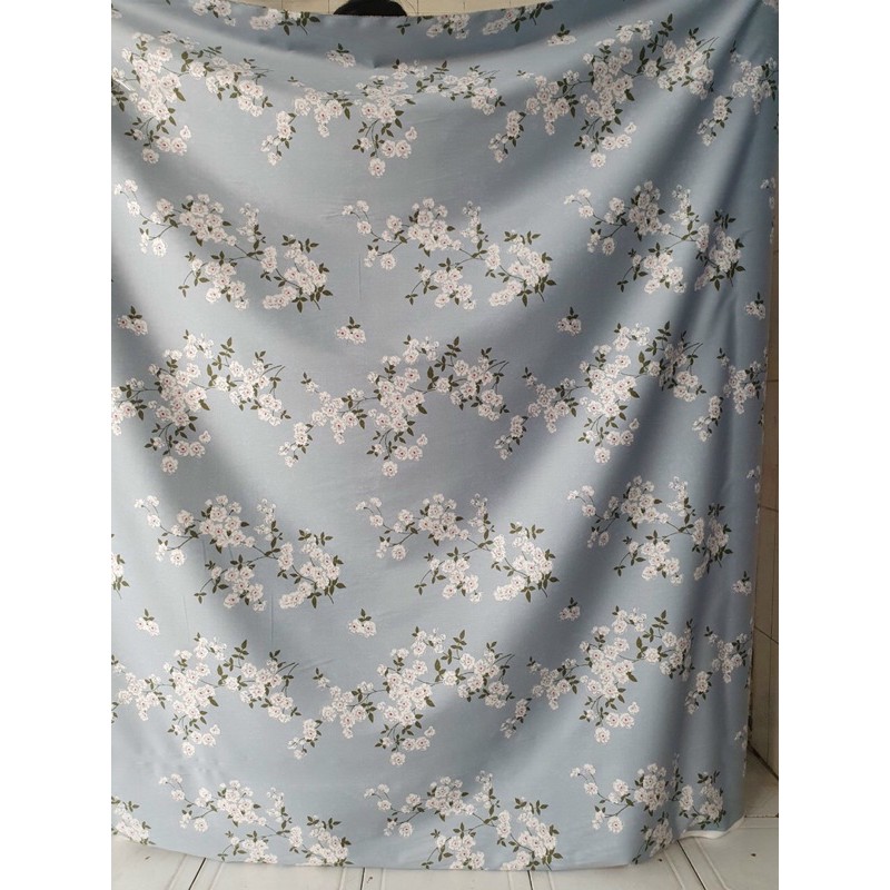 5m Vải may drap-vải cotton lụa Hàn quốc khổ m6 chuyên dùng may drap trải giường