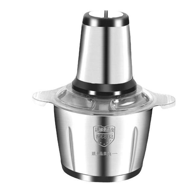 Máy Xay Thịt Cối Inox ,Máy Say Đa Năng. 4 Lưỡi Công suất 250W - 2LIT BẢO HÀNH 1 ĐỔI 1 - SIÊU THỊ XHOME