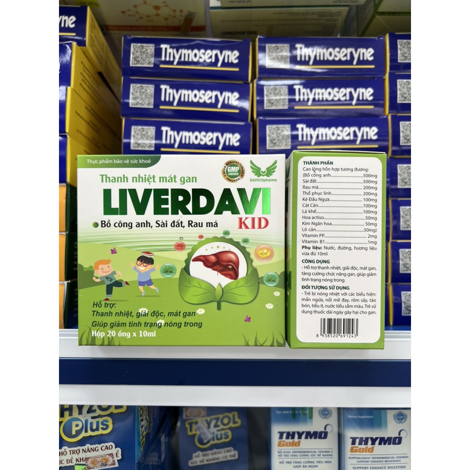 LIVERDAVI  Thanh Nhiệt Mát Gan Giảm Tình Trạng Nóng Trong Người