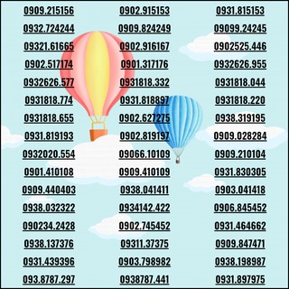 [Đồng giá] Sim đẹp Mobi