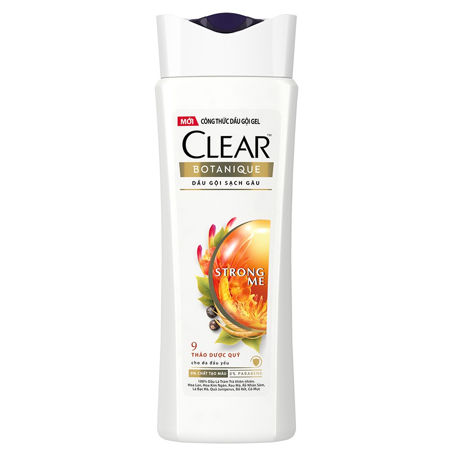 Dầu gội sạch gàu thảo dược Clear 180g