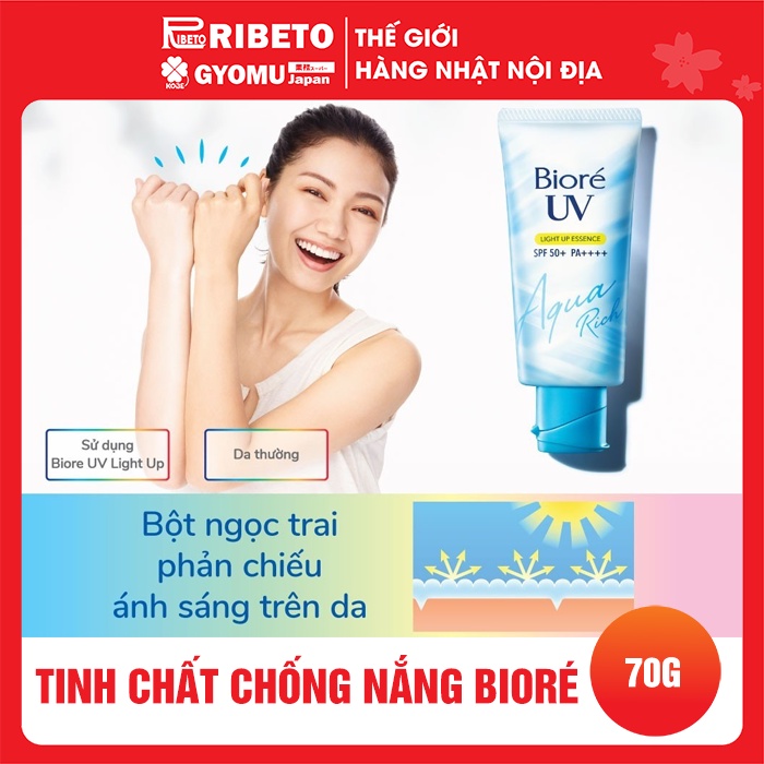 Tinh Chất Chống Nắng – Sáng Rạng Rỡ Bioré 70G