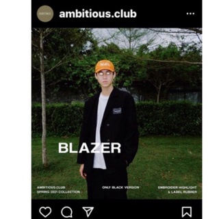 Áo Blazer đen