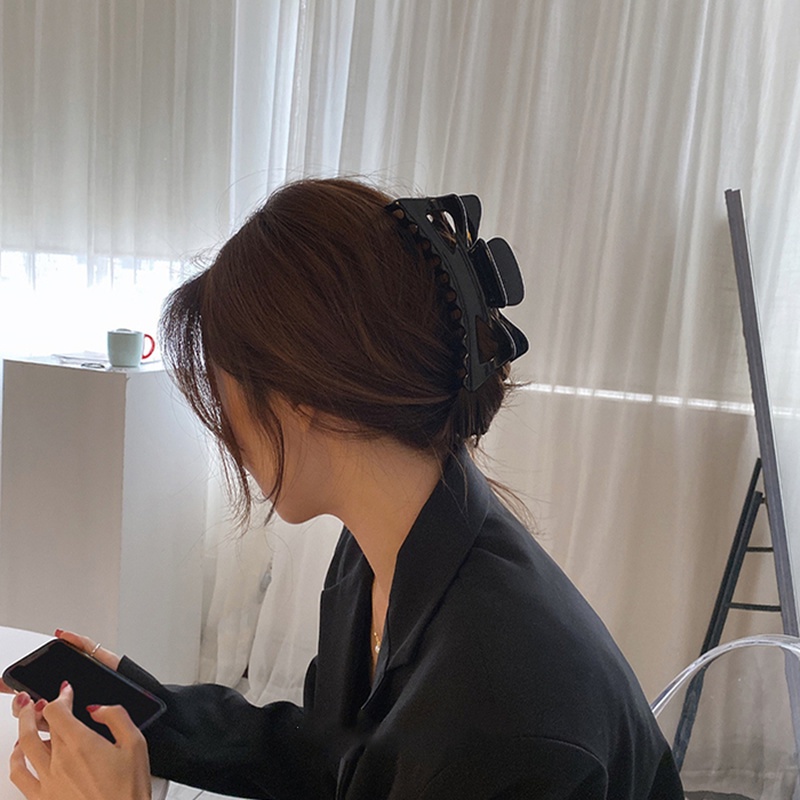 Kẹp Tóc Càng Cua Cỡ Lớn 5Cm*14cm Đơn Giản Thanh Lịch Phong Cách Hàn Quốc Cho Nữ