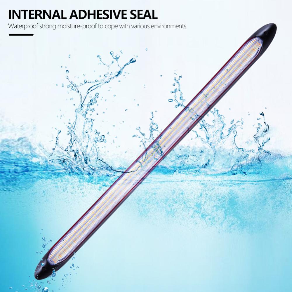 2PCS Đèn LED xe hơi phổ thông Ban ngày Đèn chiếu sáng DRL Đèn báo rẽ Tín hiệu tuần tự Ánh sáng ban ngày được sửa đổi Tự động 12V