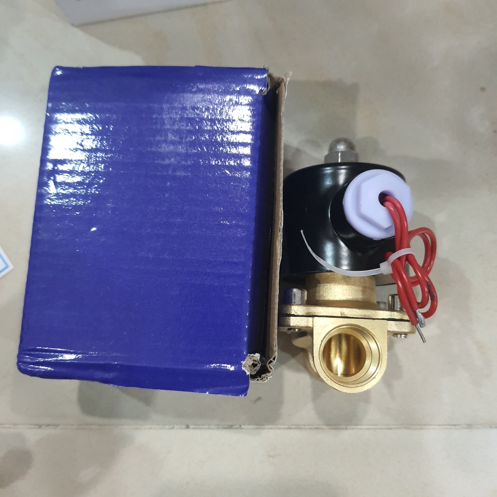 Van điện từ phi 21 220V thường đóng loại tốt van nước đóng mở bằng điện