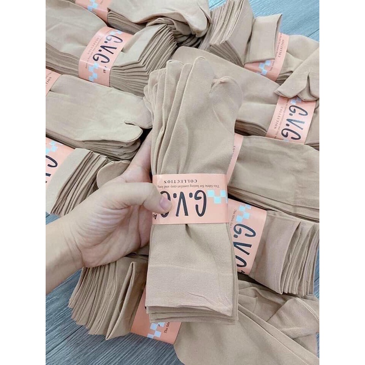 Set 10 đôi tất xỏ ngon màu da chất dày dặn