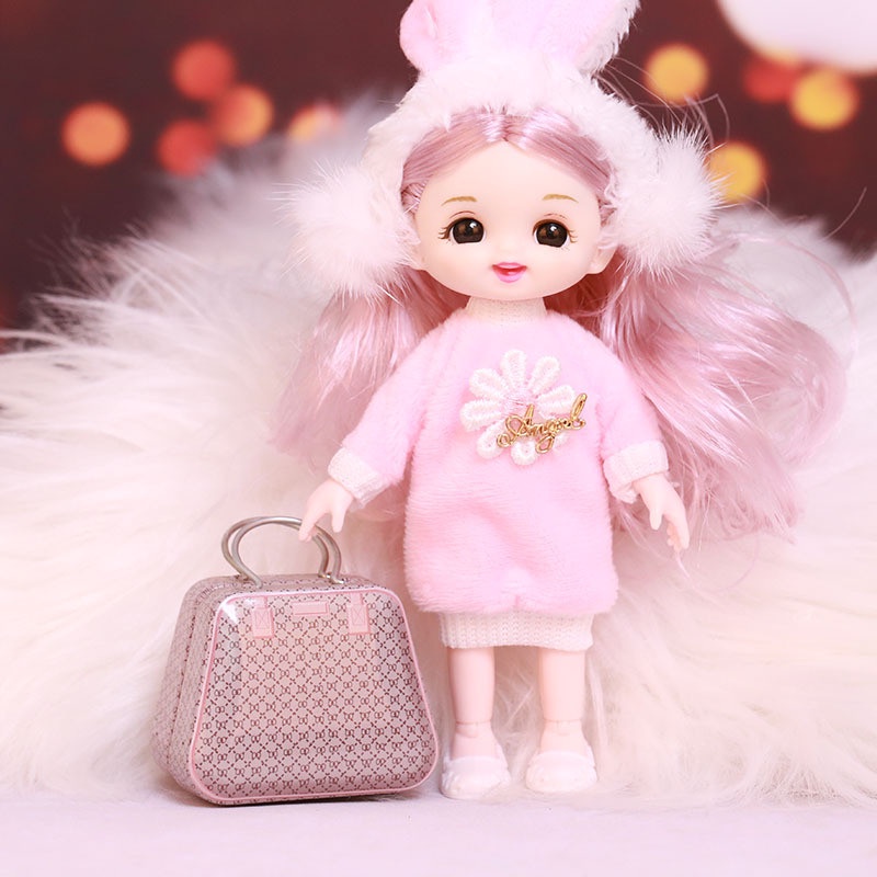 Bộ Búp Bê Công Chúa Đồ Chơi Đáng Yêu Dành Cho Búp Bê 17cm