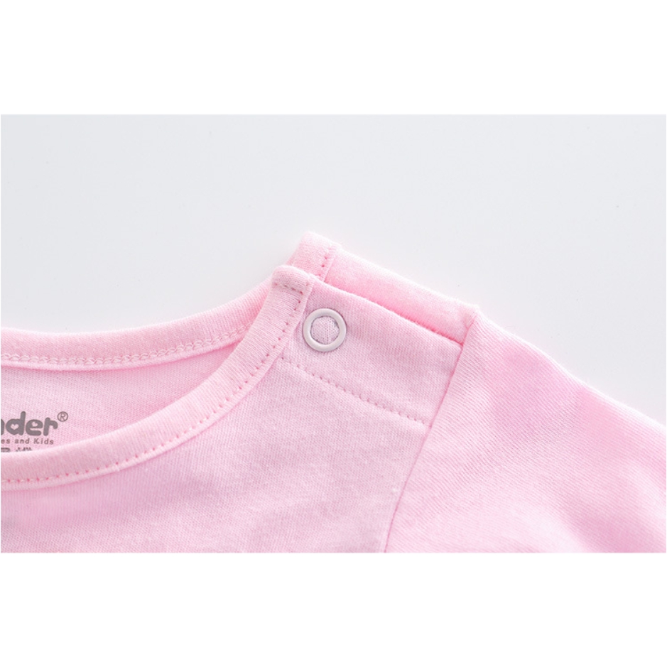 Áo Kiểu Tay Loe 100% Cotton Cho Bé Gái