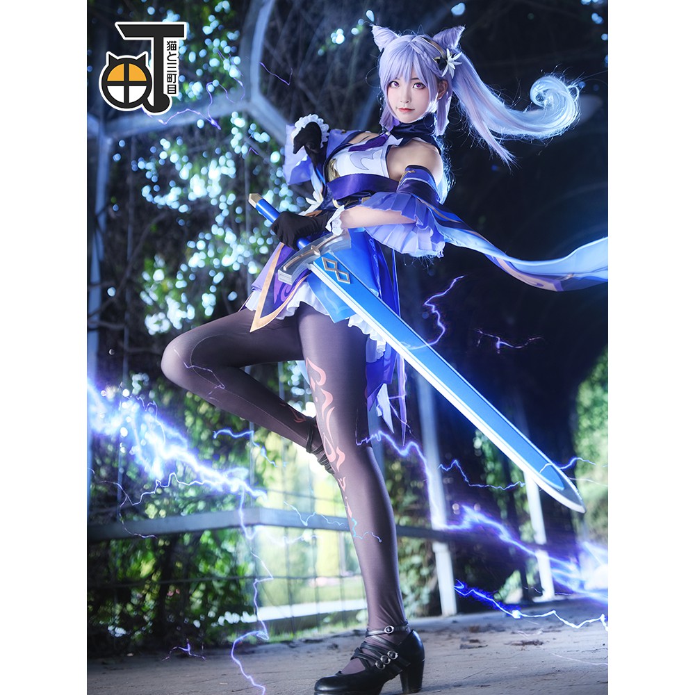 Trang phục COSPLAY Keqing trong Genshin Impact (có kèm ảnh thật) | BigBuy360 - bigbuy360.vn