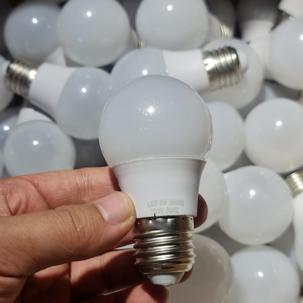 Đèn led búp trụ kín chống nước 3w ánh sáng vàng , tiết kiệm điện năng , đui xoáy E27