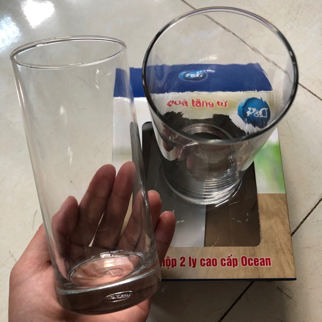 Bộ 2 ly thuỷ tinh trong suốt cao cấp Ocean