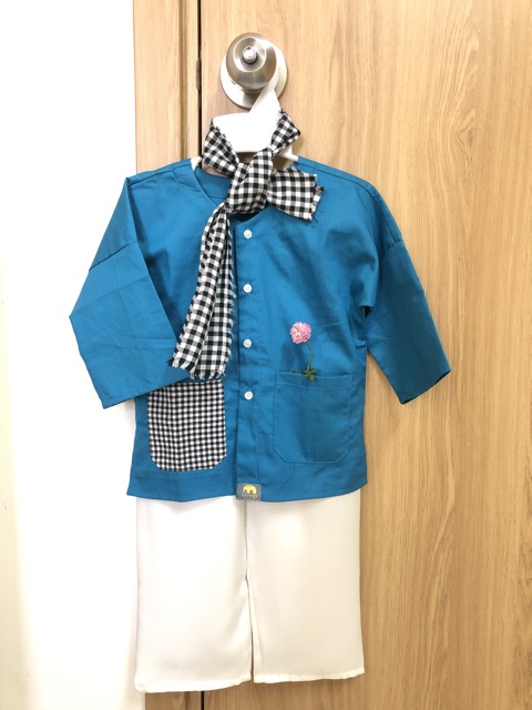 Bộ Bà Ba Bé Gái Quần Trắng 8kg-45kg