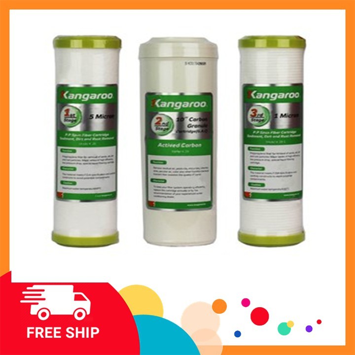 BỘ LÕI LỌC NƯỚC KANGAROO SỐ 1-2-3