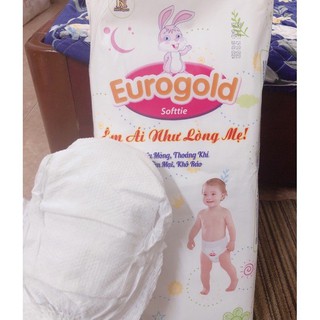 Bỉm quần Eurogold M100 L100 XL100 XXL100 bao bì mới 2021