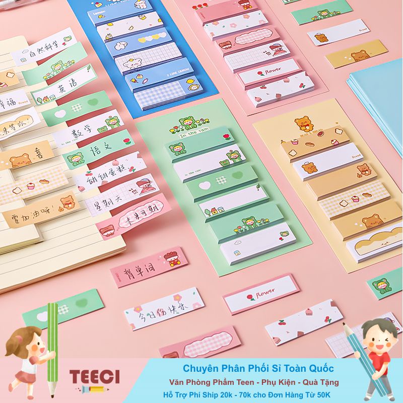 &lt;Video Review&gt; Set 120 Tờ Giấy Dán Ghi Chú Sticky Giấy Note To Do List Trang Sách Theo Chủ Đề Màu Sắc D026