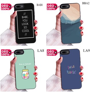 Ốp Lưng iPhone Đủ Dòng Dẻo Quote Stickers Dễ Thương cho 5/6/6Plus/7/7Plus/8/8Plus/X/Xs/Xs Max/XR/11/11 Pro/11 Pro Max