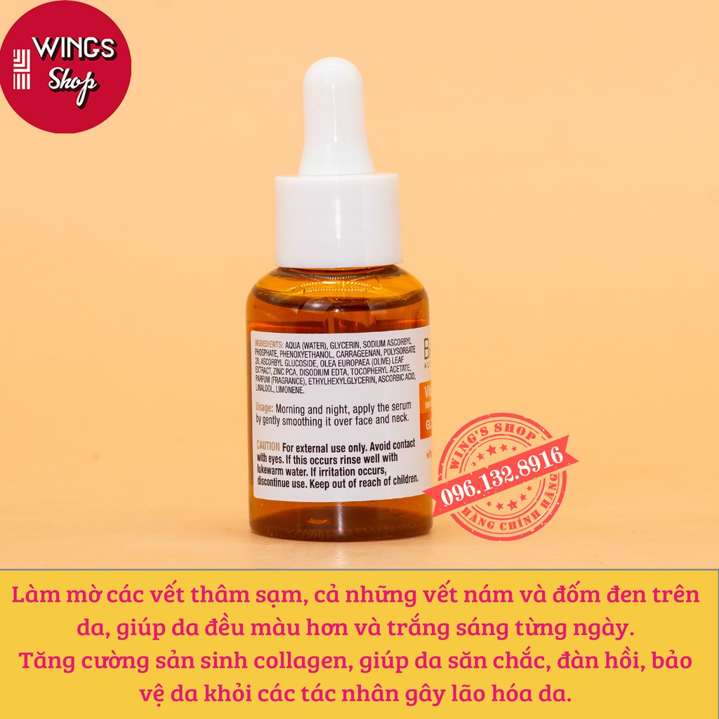 Tinh Chất Giảm Thâm, Trắng Da Balance Active Formula Vitamin C Brightening Serum 30ml | Hàng Chính Hãng