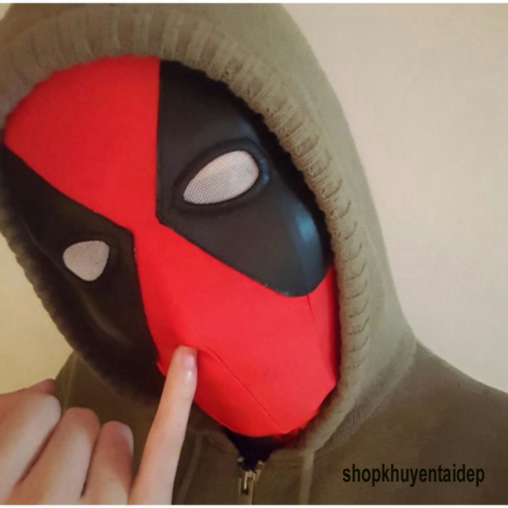 Mặt nạ deadpool cool ngầu-Mặt nạ hóa trang Deadpool cho các buổi tiệc kích thước 32x24cm Marvel