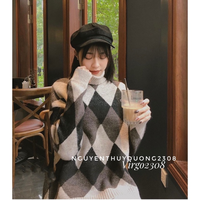 [HÀNG SẴN]ÁO LEN TRÁM CỔ LỌ MIX MÀU XINH XẮN HÀNG QUẢNG CHÂU | BigBuy360 - bigbuy360.vn