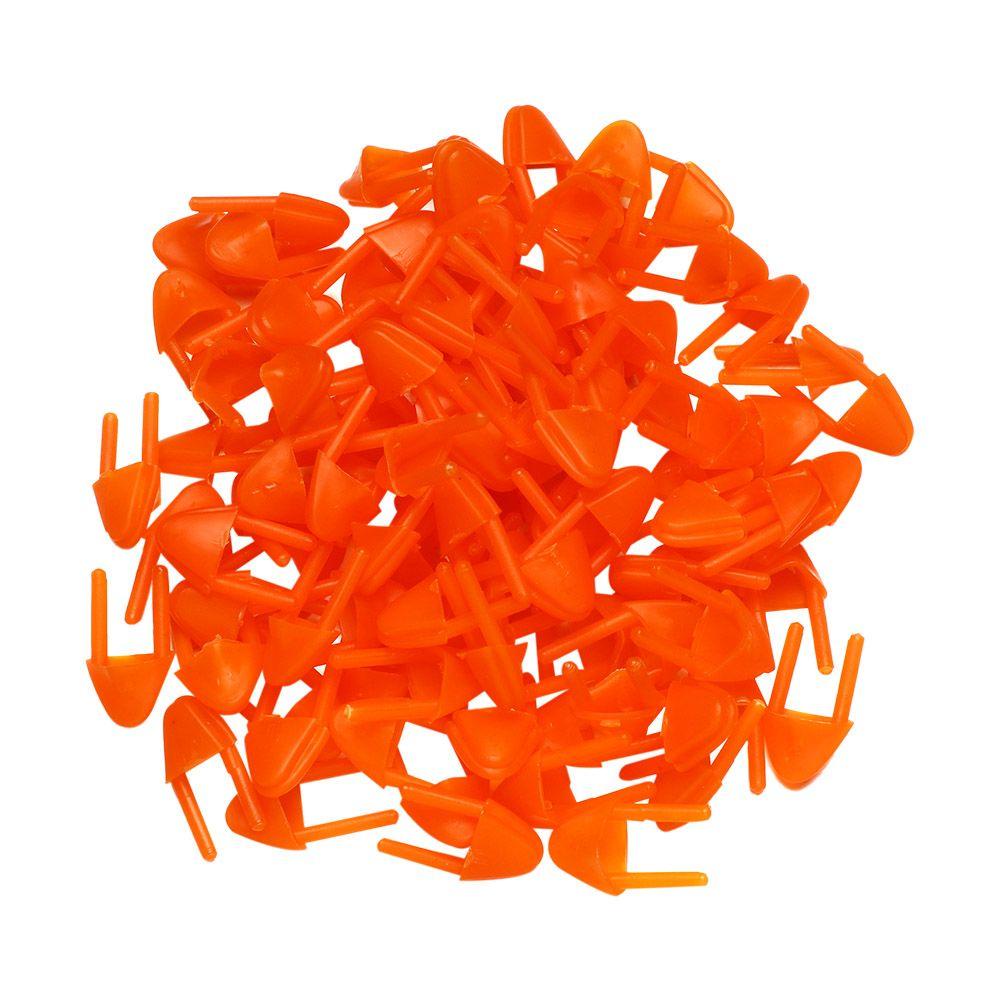 NIUYOU Set 100 Phụ Kiện Miệng Gà Bằng Nhựa Nhiều Màu