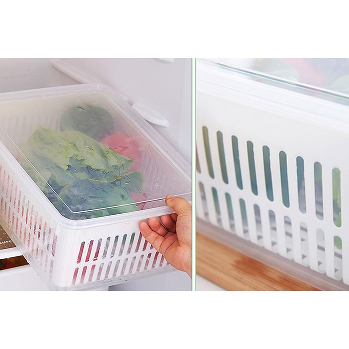Hộp Bảo Quản Thực Phẩm Có Nắp và Rổ Cao Cấp Prota