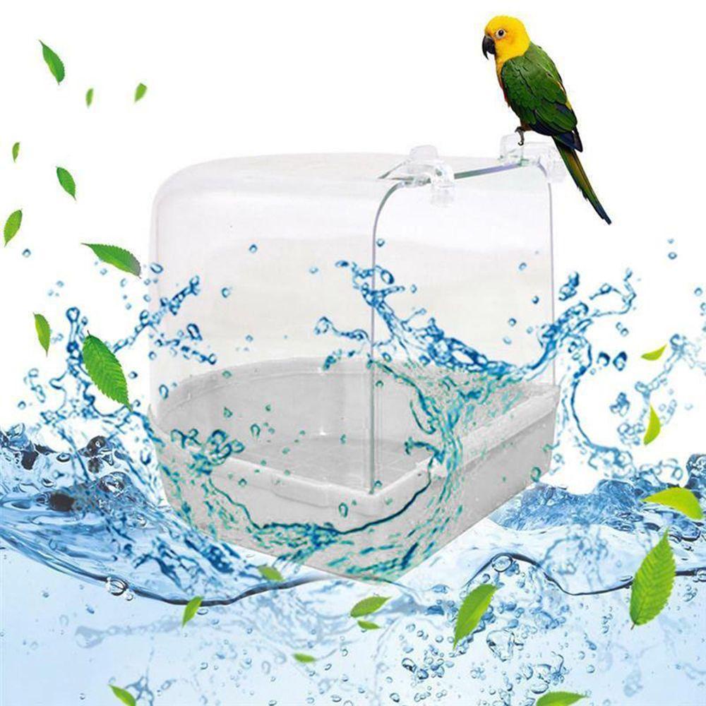Bồn Tắm Treo Lồng Chim Bằng Nhựa Thanh Lịch