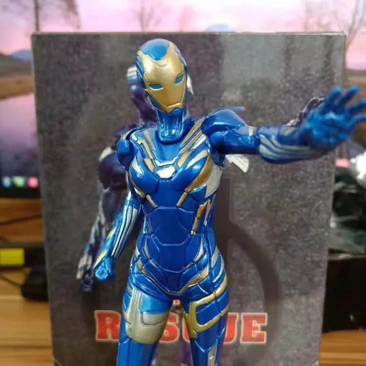 Mô hình tượng Iron man MK85, Rescue vợ tony stark endgame tỉ lệ 1/10