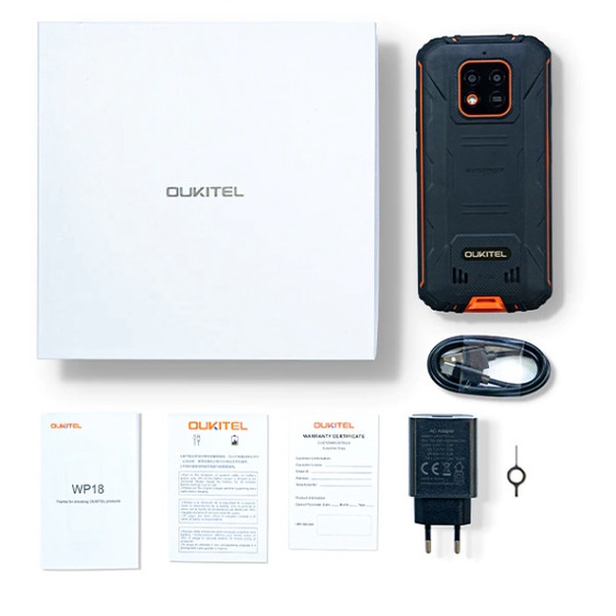 Điện thoại pin trâu 12.500mAh Oukitel WP18, Siêu bền 4GB RAM, Hàng chính hãng