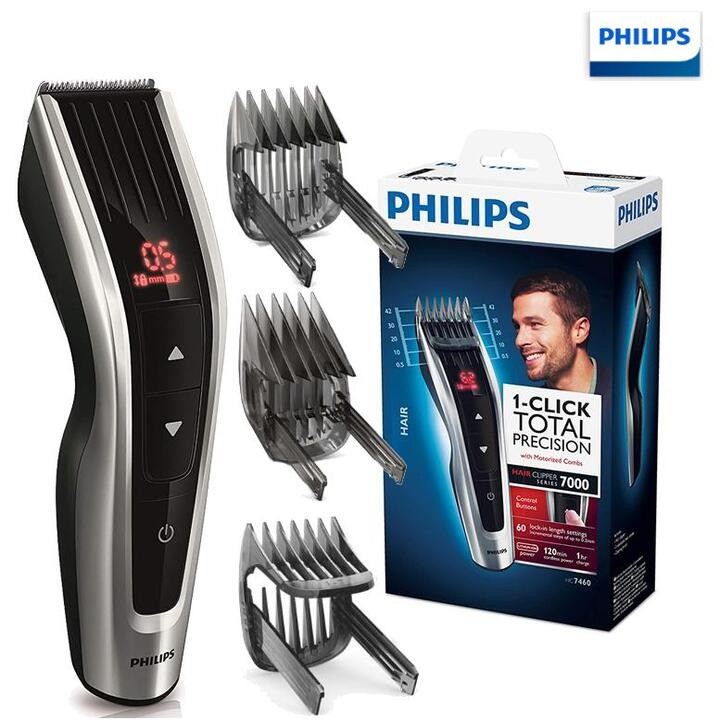 Tông đơ cắt tóc cao cấp Philips HC7460/15 Công nghệ DualCut - HÀNG CHÍNH HÃNG BẢO HÀNH 2 NĂM