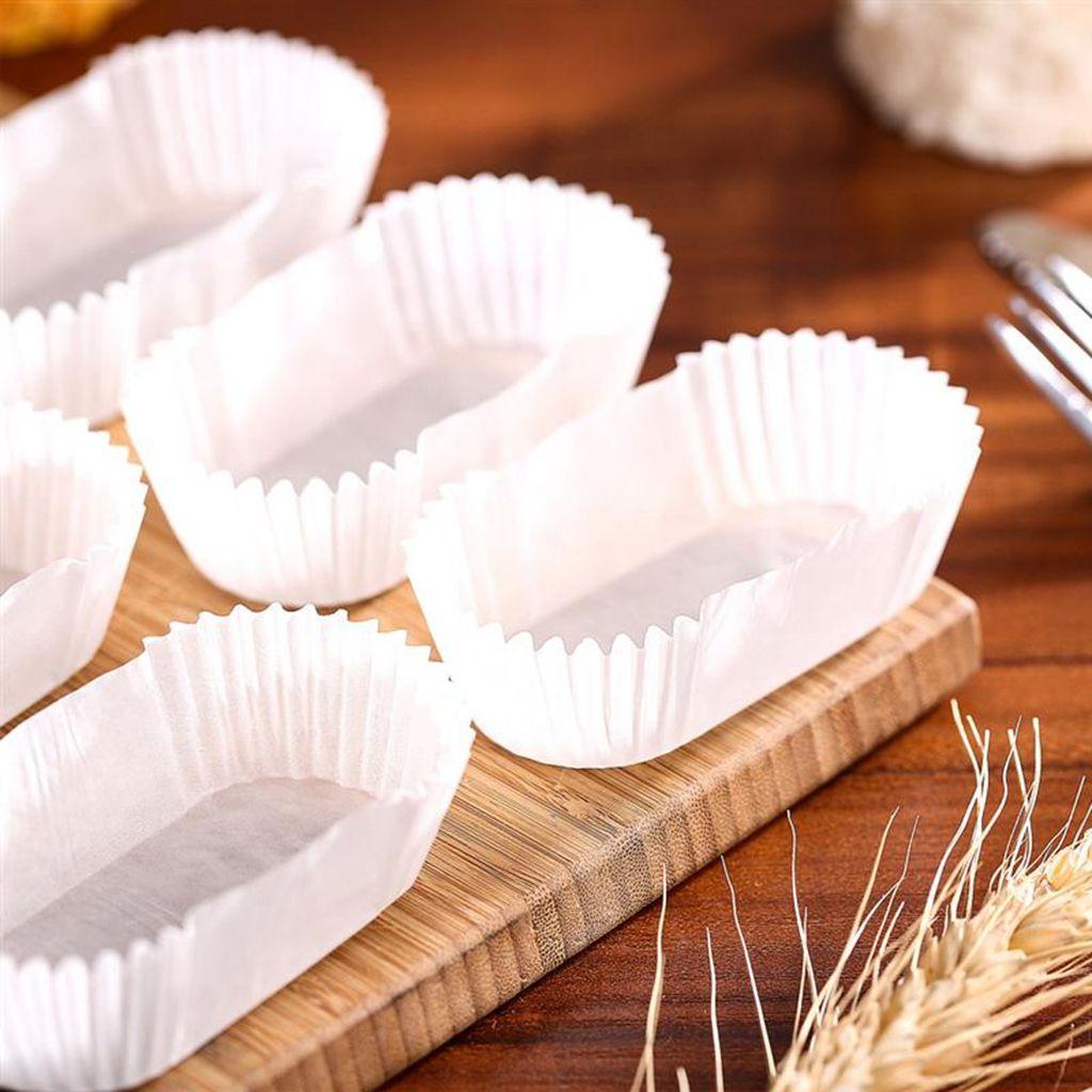 AUGUSTINA Khuôn Giấy Mini Chống Dầu Dùng Một Lần Chuyên Dụng Làm Bánh Muffin