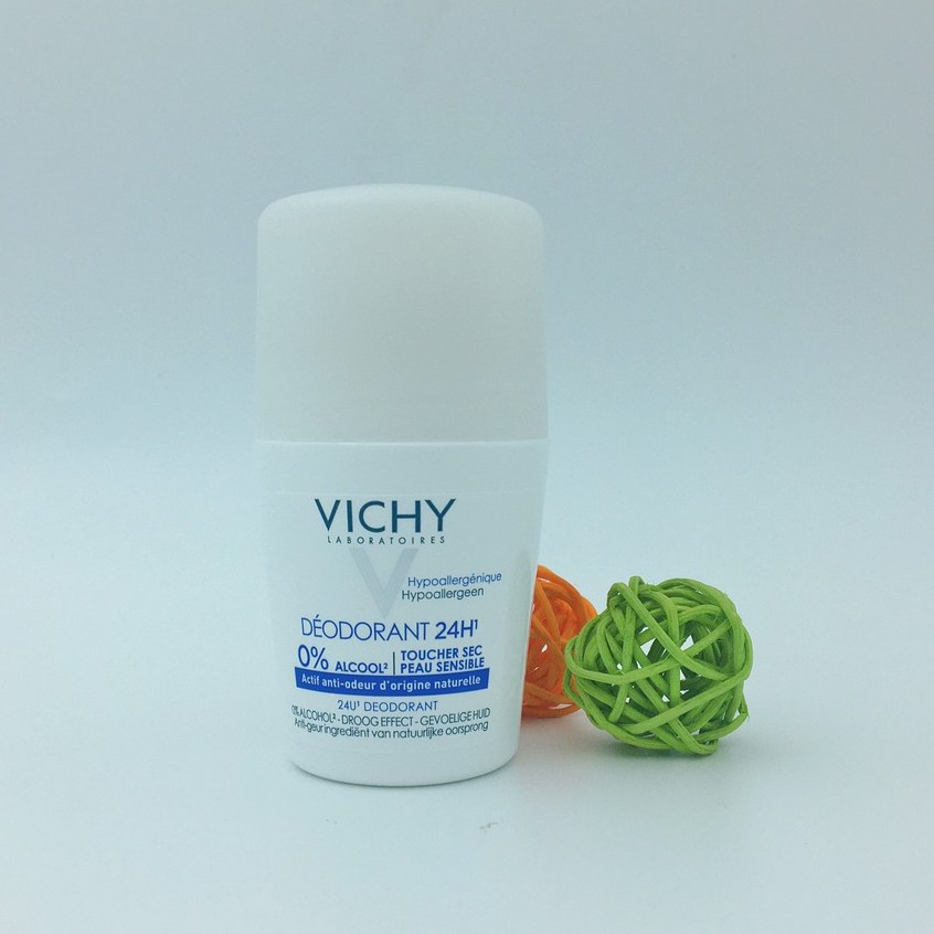 Lăn khử mùi cho da nhạy cảm Vichy Déodorant 24H 50ml