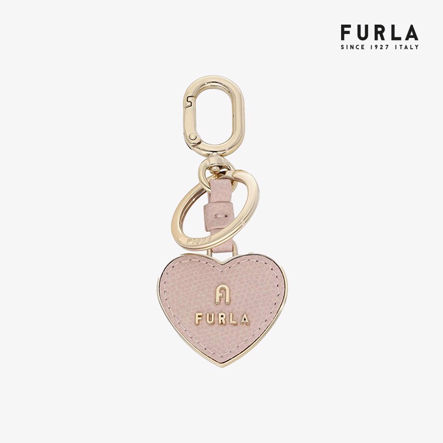 Móc Khóa FURLA Magnolia Keyring Heart Metallo Ares