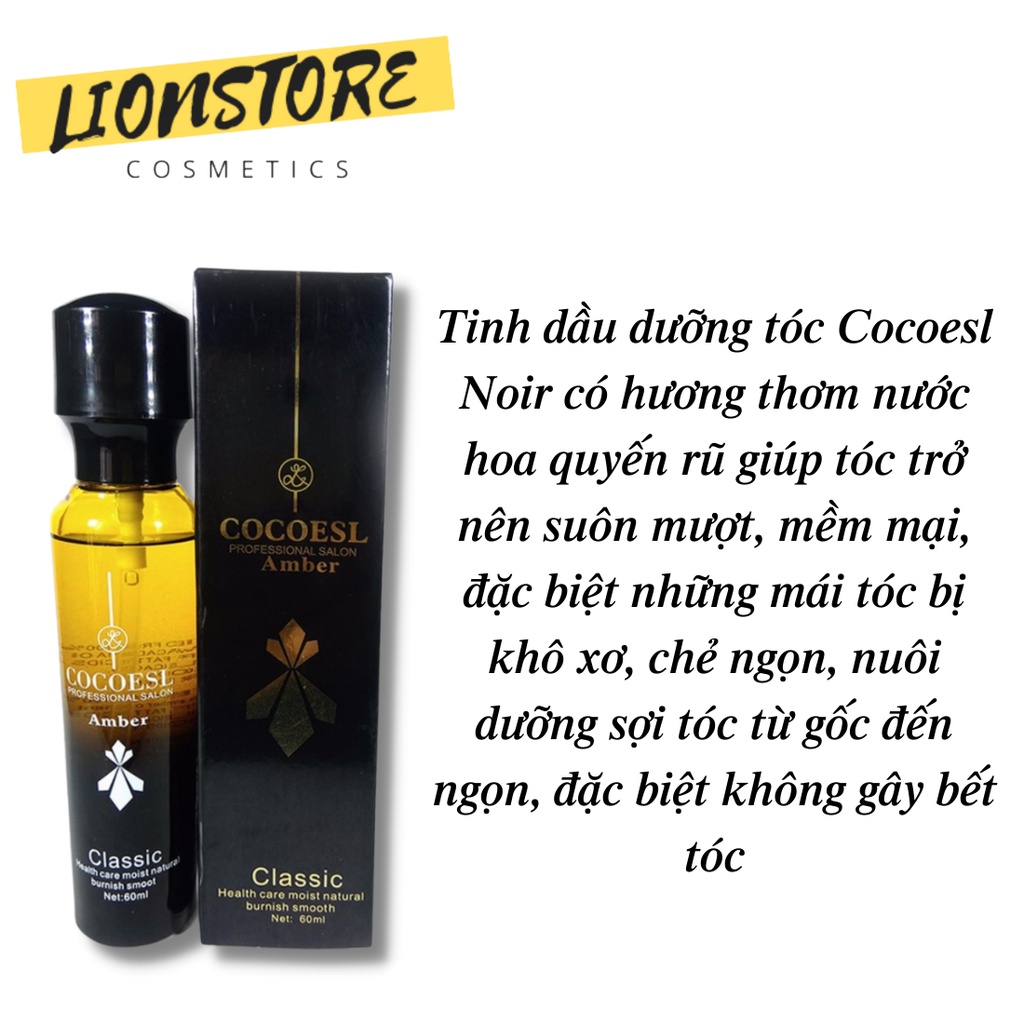 Tinh dầu dưỡng tóc cocoesl classic dài 60ml chuẩn hàng công ty