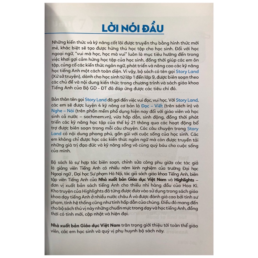 Sách - Story Land lớp 8 quyển 2