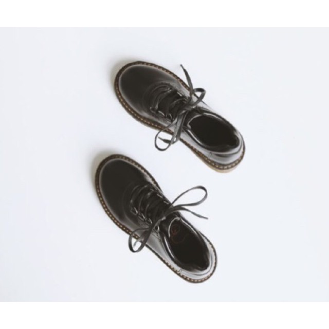 ulzzang [Có sẵn] Giày Vintage Harajuku thắt dây cô gái Nhật dịu ngọt oxford sinh viên ulzzang kiểu lolita joshi lenvinta | BigBuy360 - bigbuy360.vn