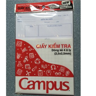 Giấy Kiểm Tra Campus 4 Ôly Cấp 1 Cao Cấp