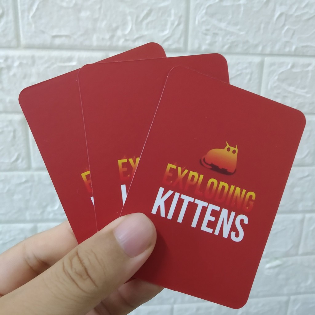 Mèo nổ exploding kittens việt hóa chuẩn đẹp giấy dày