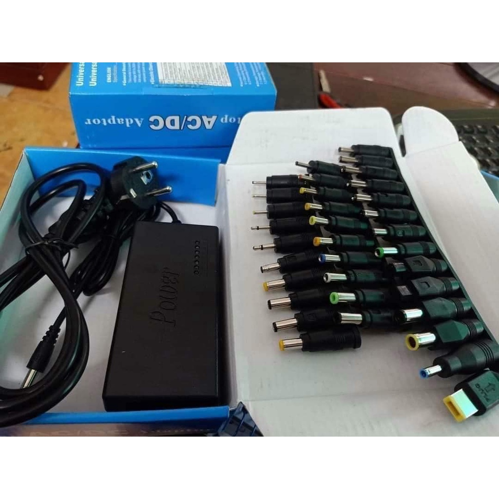 Sạc Laptop Đa Năng 34 đầu đủ kích cỡ chân