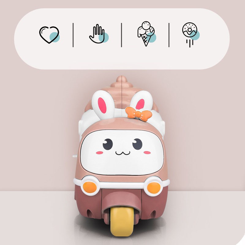 Đồ chơi xe chở kem - bất ngờ cho bé khi xe đụng mạnh vô tường mới nhất 2021