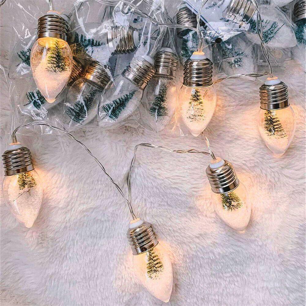 GOGOUP Dây Đèn LED Hình Bông Tuyết Trang Trí Cây Thông Giáng Sinh