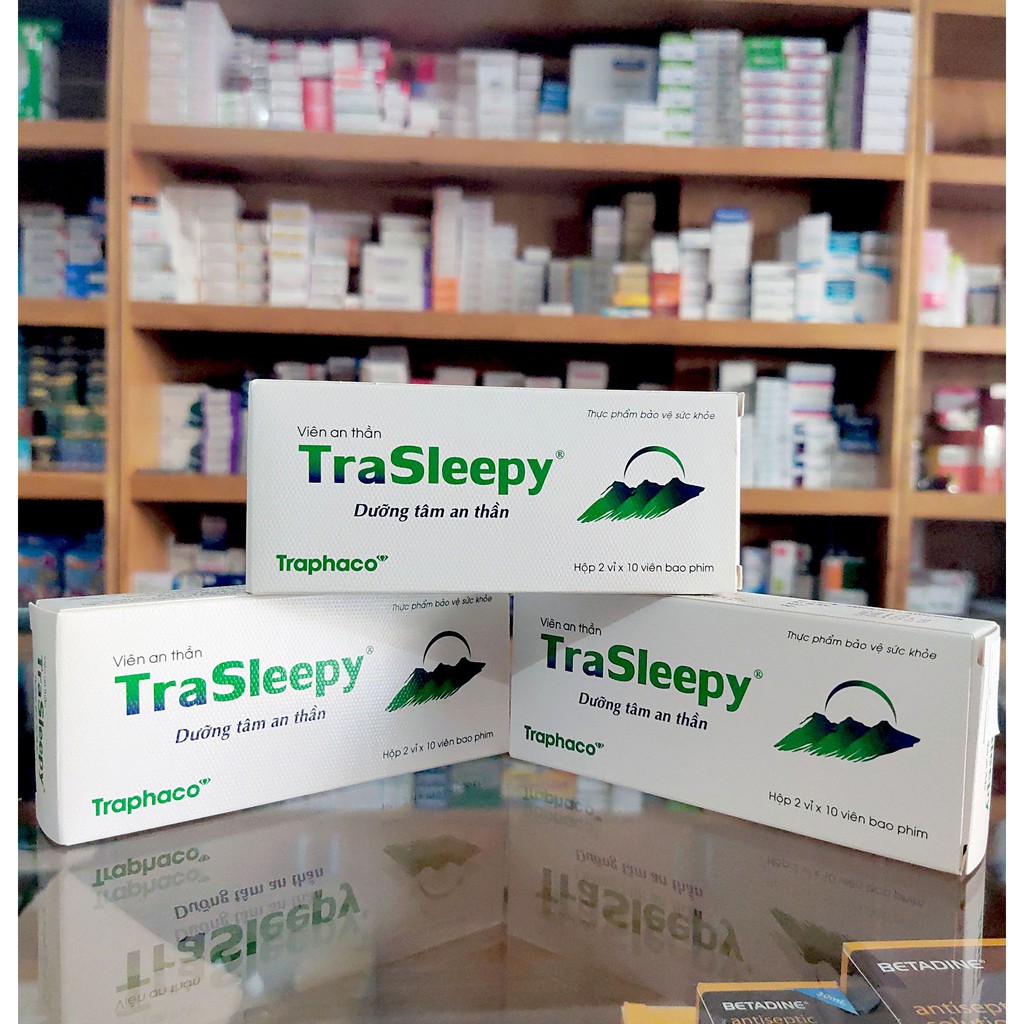 Trasleepy (Hộp 20 Viên) - giúp bạn dưỡng tâm, an thần, giảm lo âu - cvspharmacy