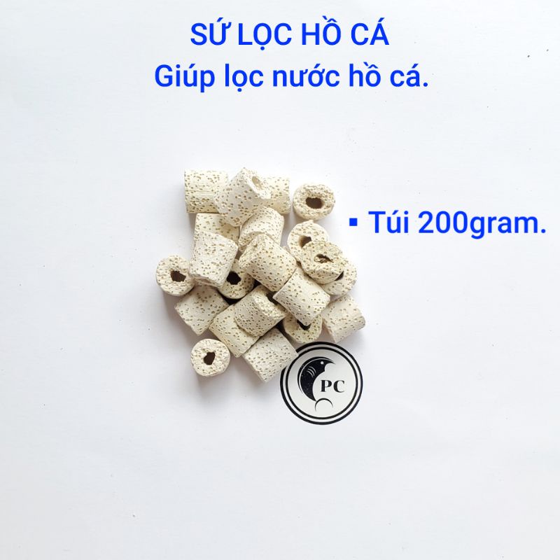 200g sứ lọc hồ cá cảnh thủy sinh giúp nước trong ổn định