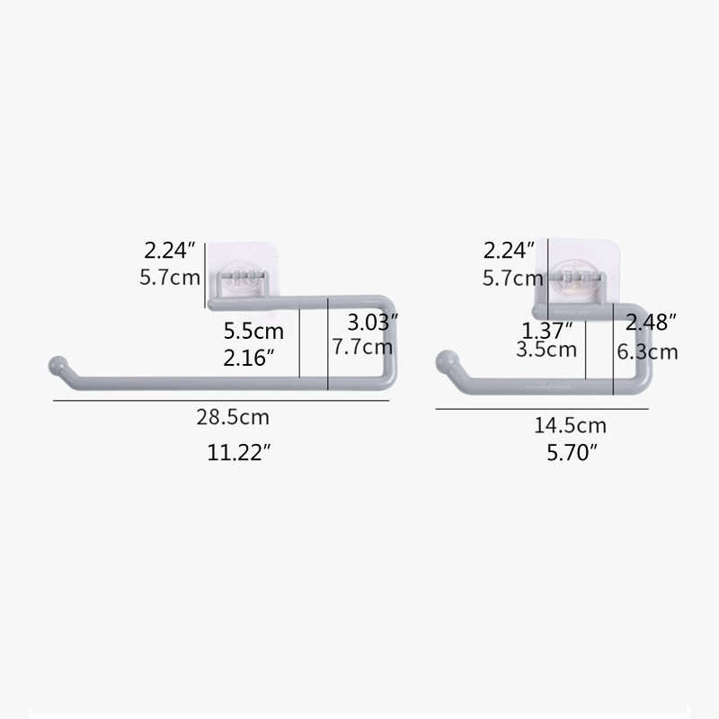 Giá đỡ cuộn giấy vệ sinh gắn tường chống thấm nước Nevada