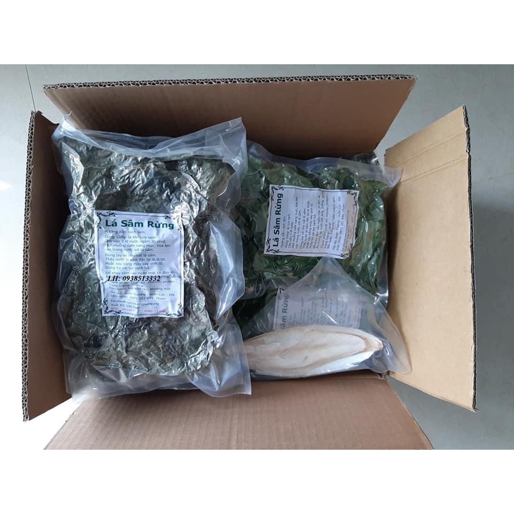 LÁ SƯƠNG SÂM KHÔ LÀM THẠCH SƯƠNG SÂM