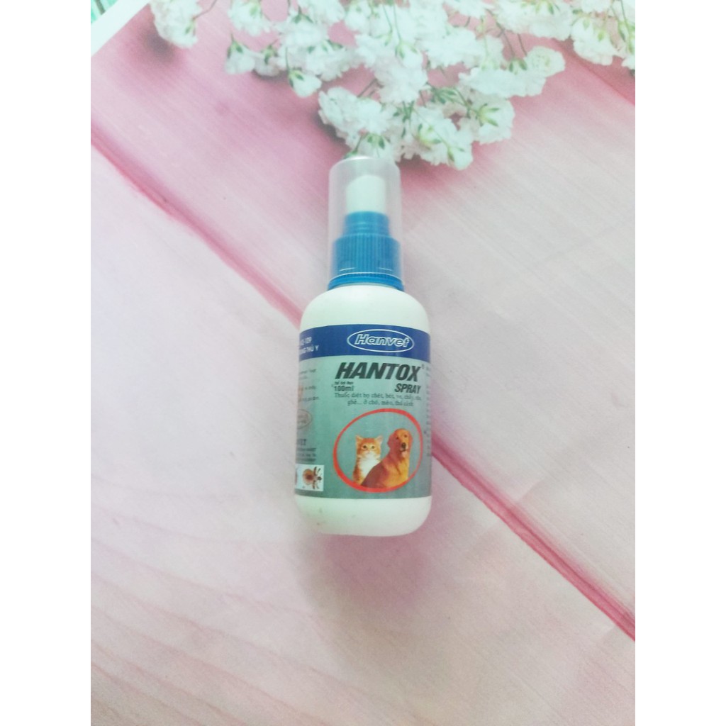 Thuốc xịt Ve, Ghẻ, Bọ chét trên chó mèo /Chai 100ml