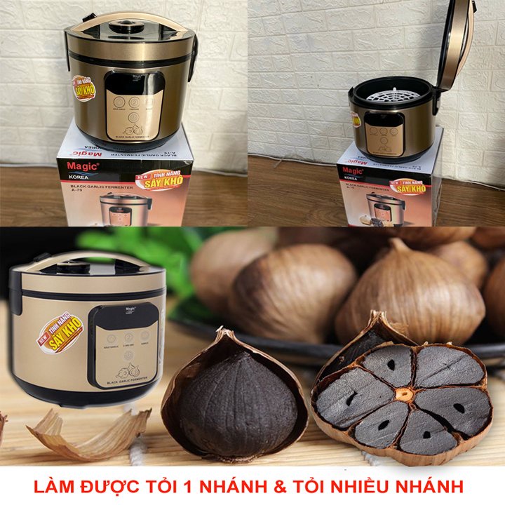 Nồi làm tỏi đen Magic Kora A79 Chức năng sấy khô 2 tiếng Làm tỏi tép và tỏi cô đơn lý sơn | Bảo hành chính hãng 1 Năm
